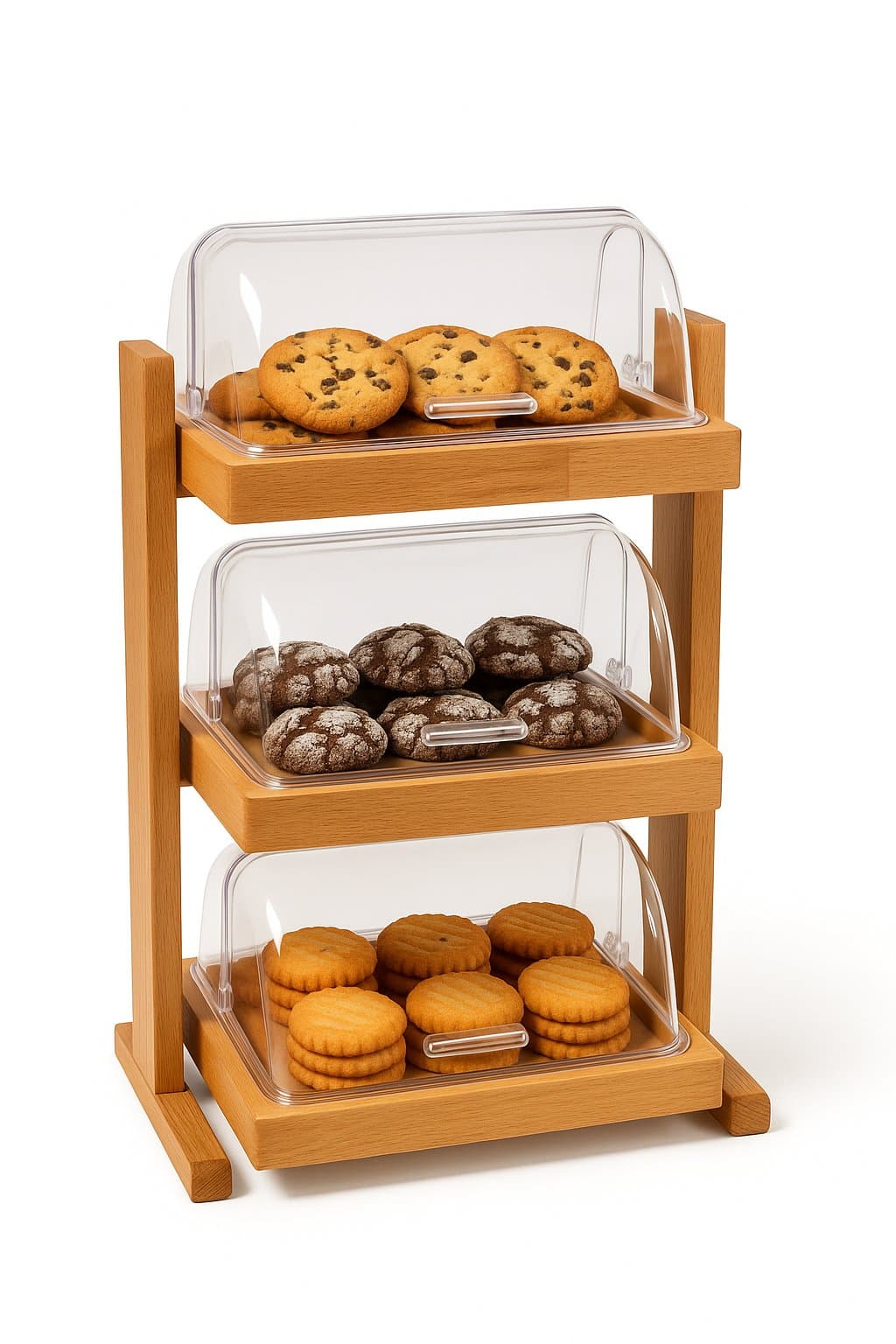 ÜÇ KATLI ROLLTOP TEŞHİR STANDI (42x29x72 cm)