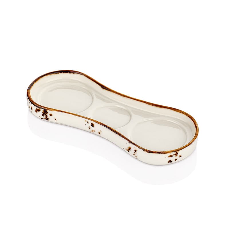 Elegance Gastro 4-Piece Salt Shaker & Pepper Shaker Tray 20 cm