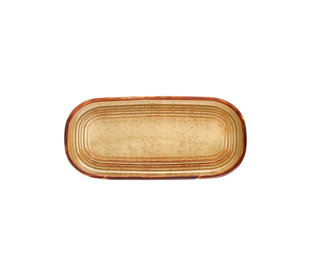 Helix Dune Embossed 20,5 Oval Plate 20*9,5 cm