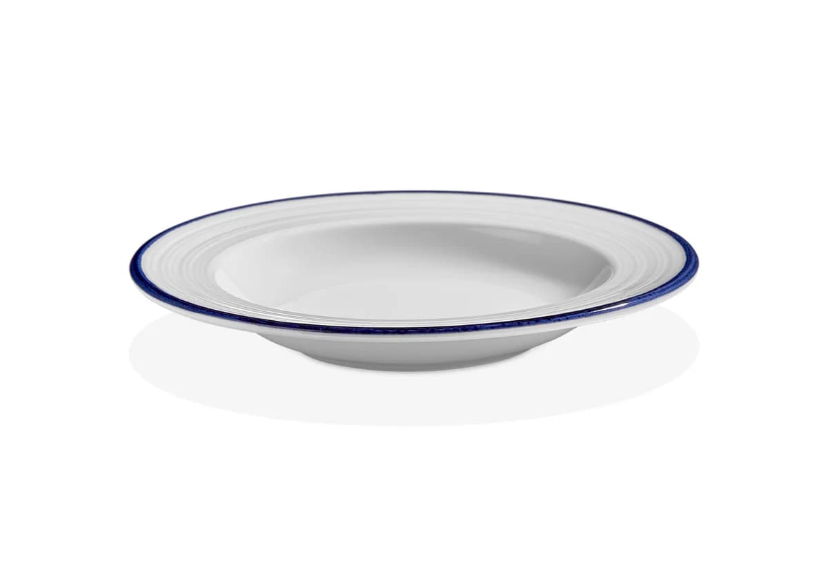 Helix Navy Blue Gastro Deep Plate 23 cm 300 cc