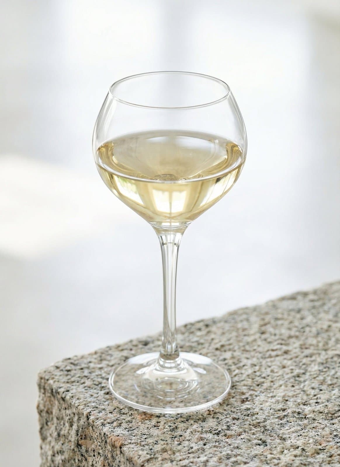 Poem Cam Beyaz Stemmed Glass