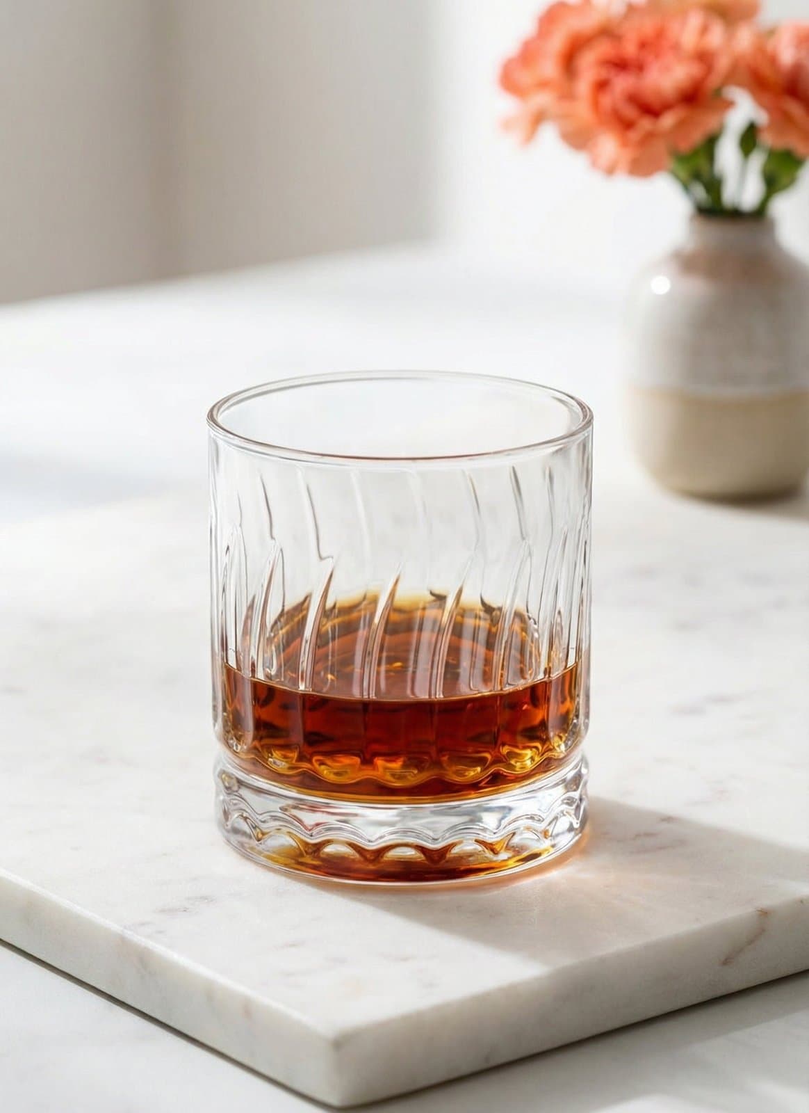 Wave Cam Old Fashioned Glass