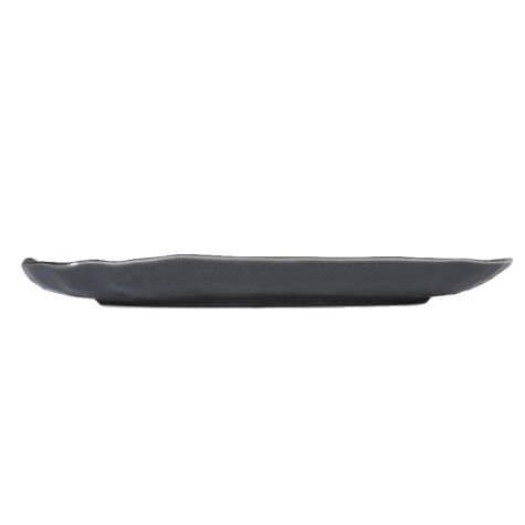 Kütahya Porselen Mezolit 28 Cm Kayık Tabak Siyah P243