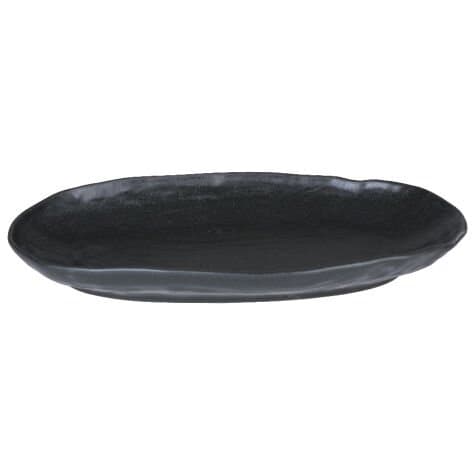 Kütahya Porselen Mezolit 34 Cm Kayık Tabak Siyah P243