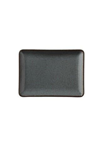 Kütahya Porselen Tan 18X13 Cm Düz Tabak Pearl Mavi P01