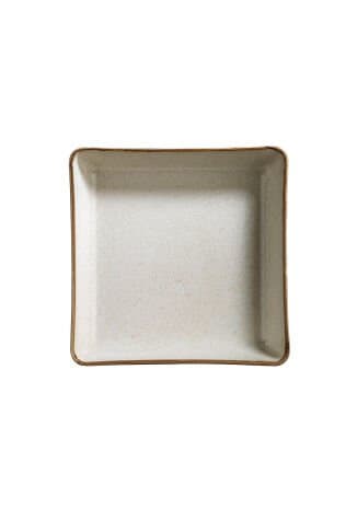 Kütahya Porselen Tan 19X19 Cm Çukur Tabak Pearl Tarçın P02