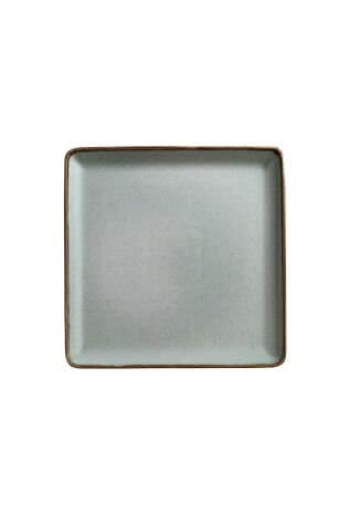 Kütahya Porselen Tan 19X19 Cm Düz Tabak Pearl Yeşil P03
