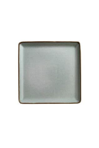 Kütahya Porselen Tan 25X25 Cm Düz Tabak Pearl Yeşil P03
