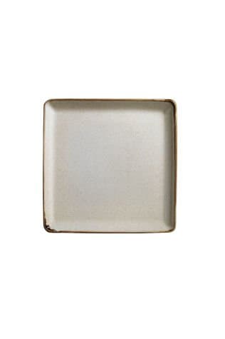 Kütahya Porselen Tan 27X27 Cm Düz Tabak Pearl Tarçın P02