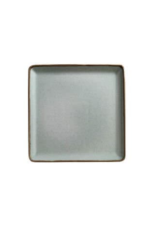 Kütahya Porselen Tan 27X27 Cm Düz Tabak Pearl Yeşil P03