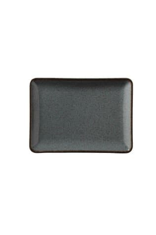 Kütahya Porselen Tan 27X20 Cm Düz Tabak Pearl Mavi P01