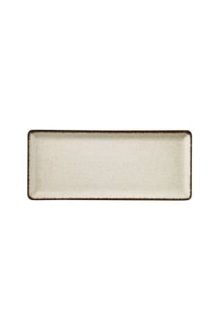 Kütahya Porselen Tan 35X15 Cm Düz Tabak Pearl Tarçın P02