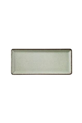 Kütahya Porselen Tan 35X15 Cm Düz Tabak Pearl Yeşil P03