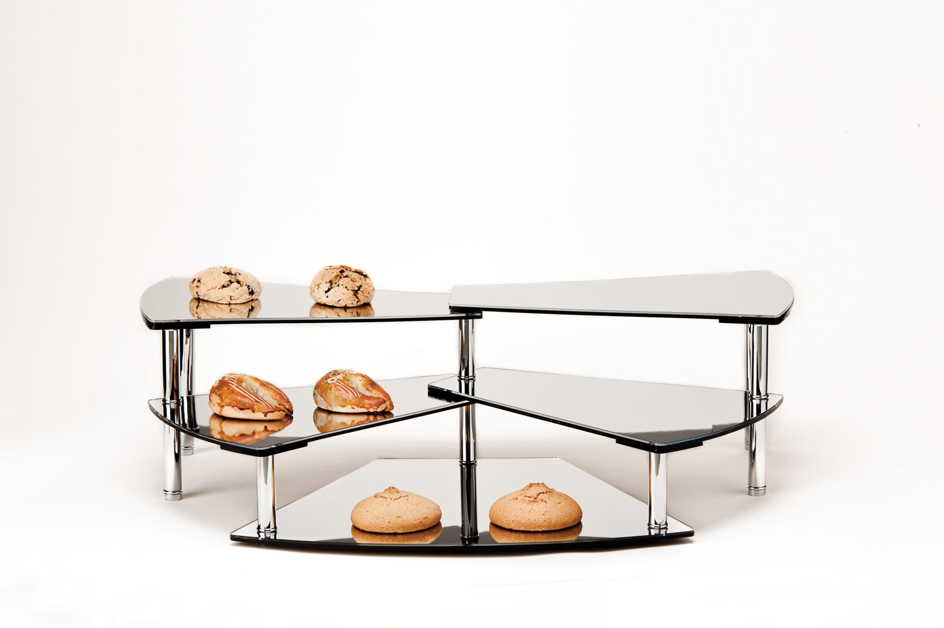 AYNALI TEŞHİR STANDI / PAPYON - DISPLAY STAND WITH MIRROR/ BOW TIE 84 X 45,5 X H:24 cm