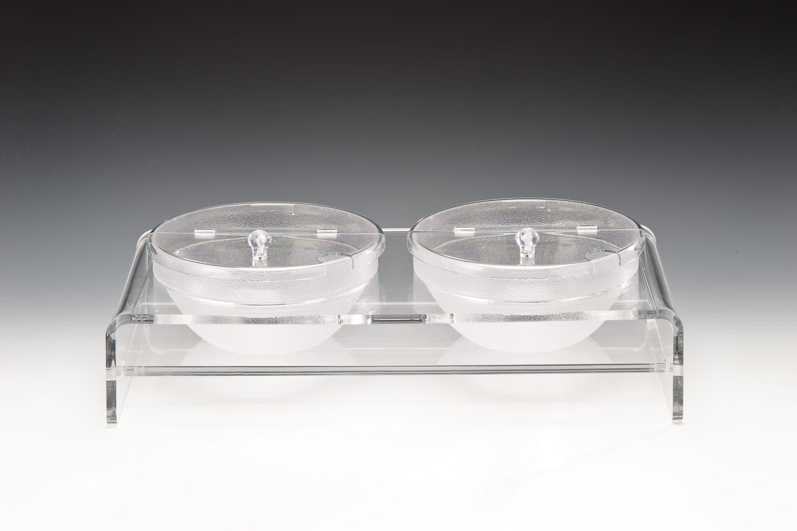 POLYCARBONAT KASELİ TEŞHİR STANDI Ø 23 x 56 x 29 cm