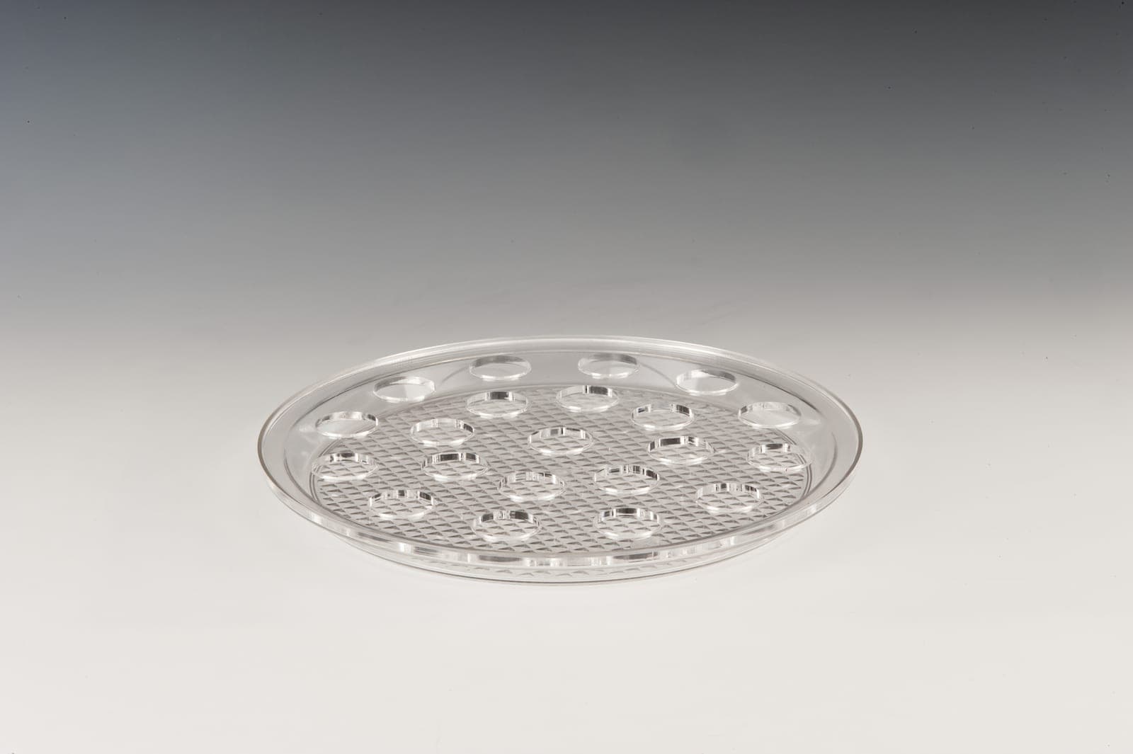 POLYCARBONAT TEPSİLİ SHOT SERVİSİ /21'Lİ -Ø 34 cm