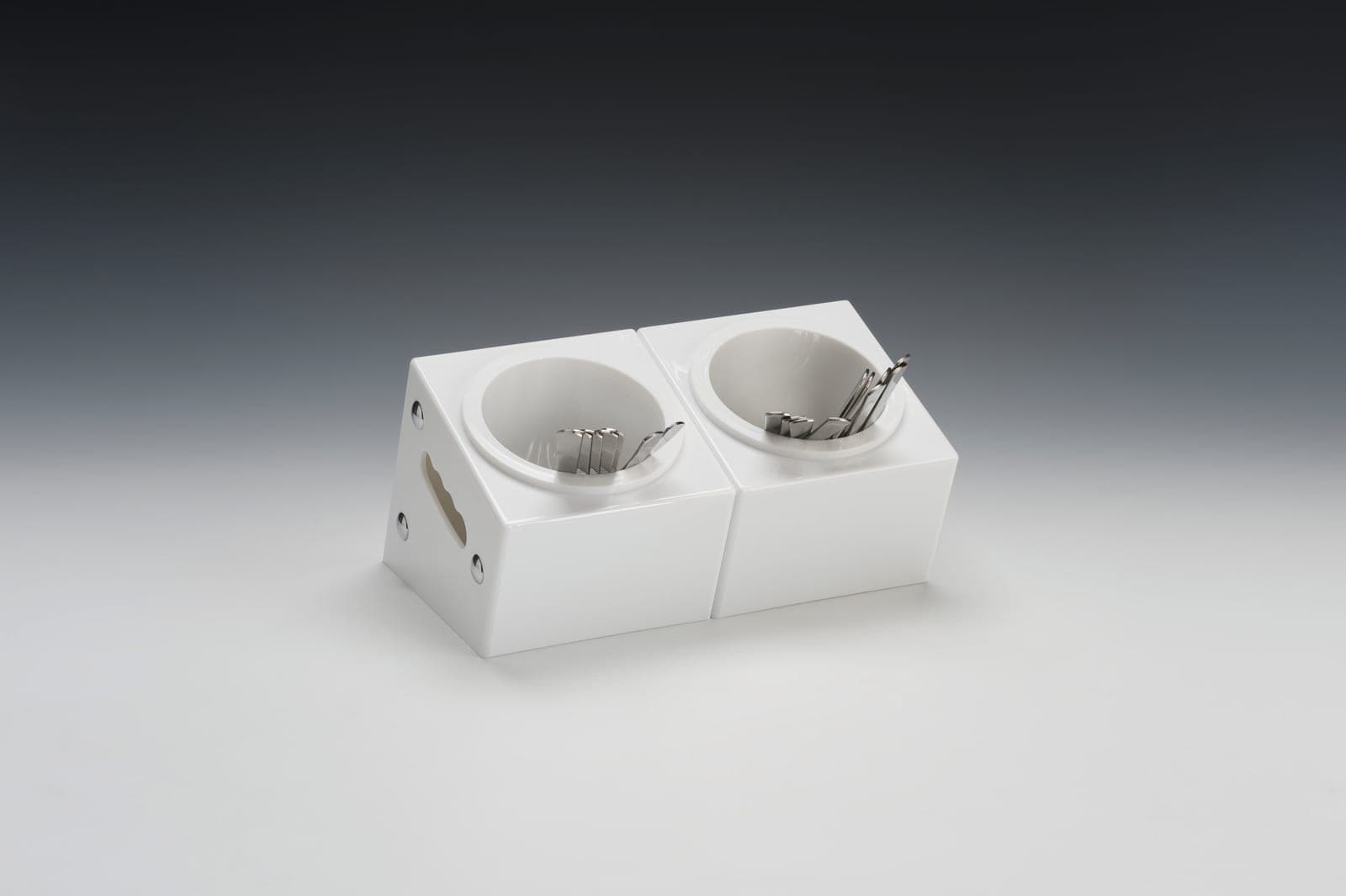 POLYCARBONAT ÇATAL , KAŞIK STANDI 33 x 18 H: 18 cm