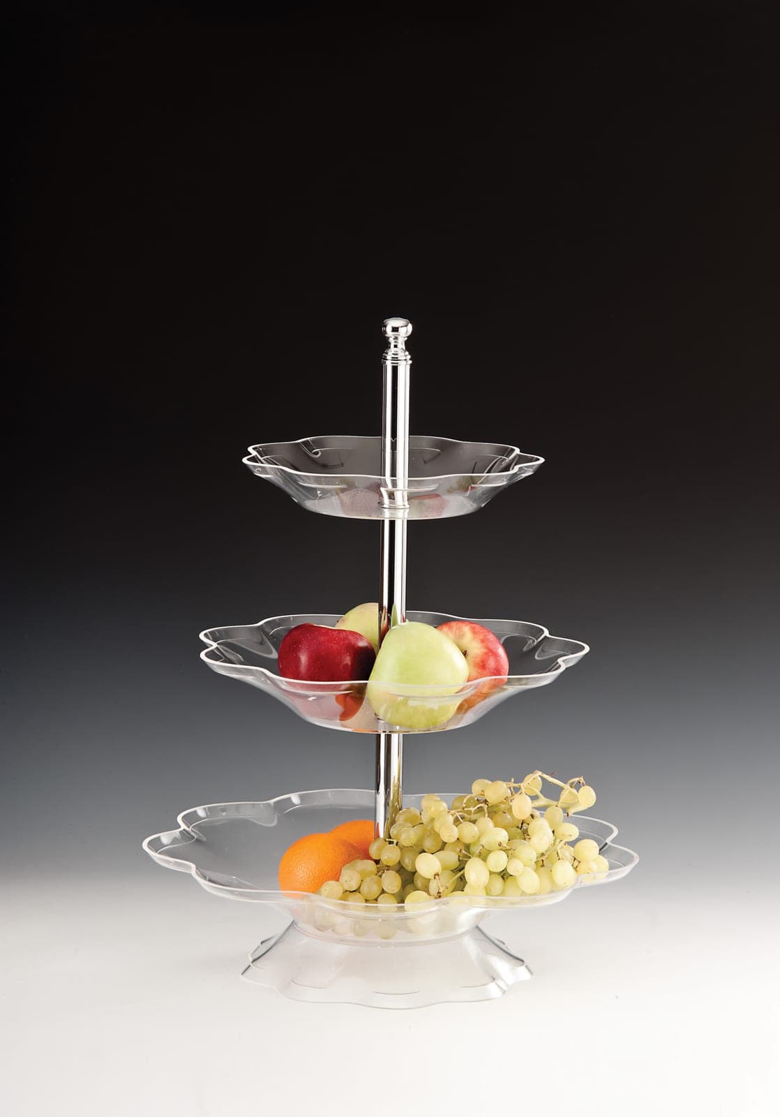 AKRİLİK TEŞHİR STANDI Ø 25, 30, 40 x H: 55 cm