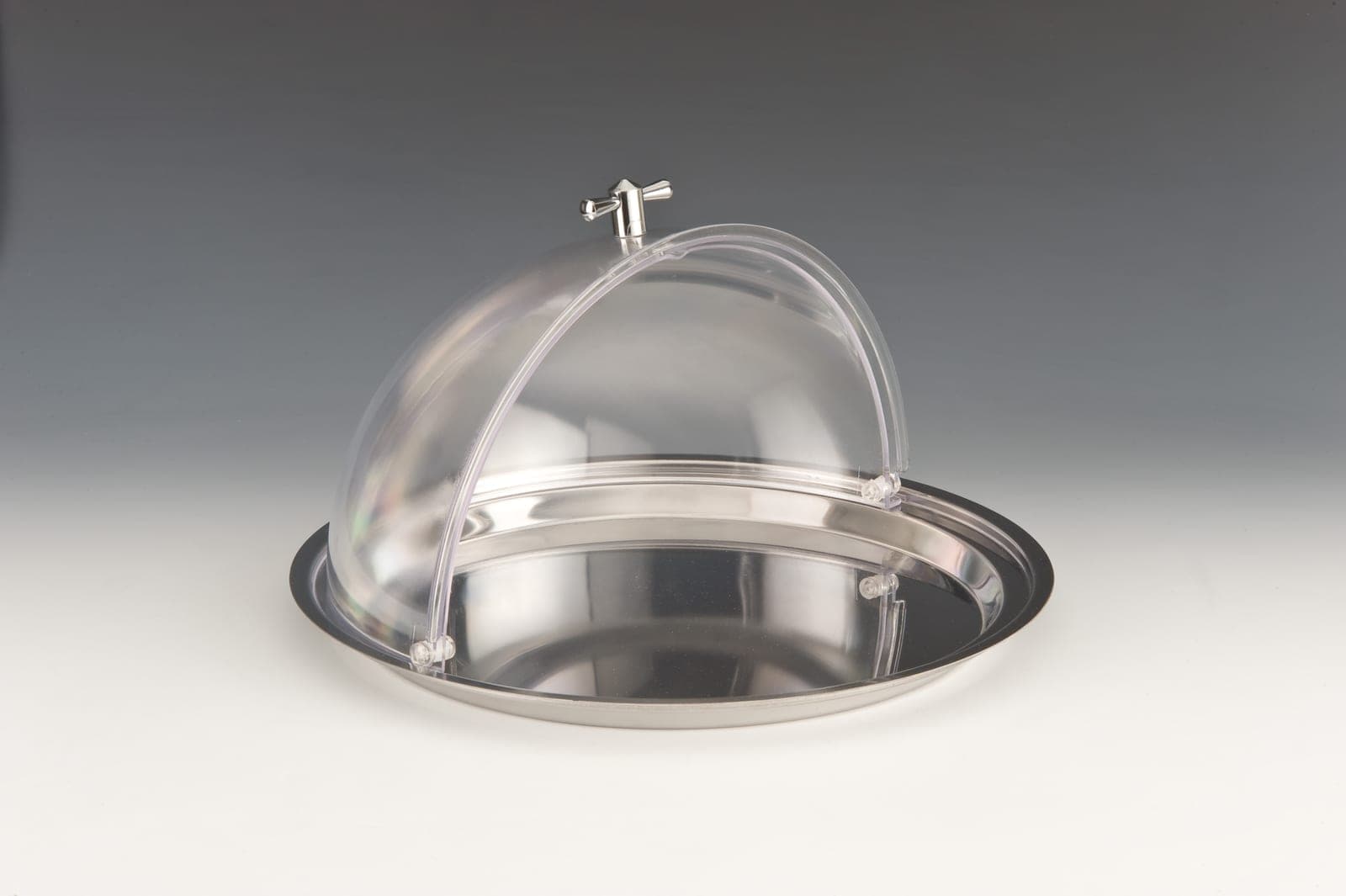 POLYCARBONAT ROLLTOP KAPAKLI FANUS / KÜÇÜK 18/10 Ø 32,5 cm