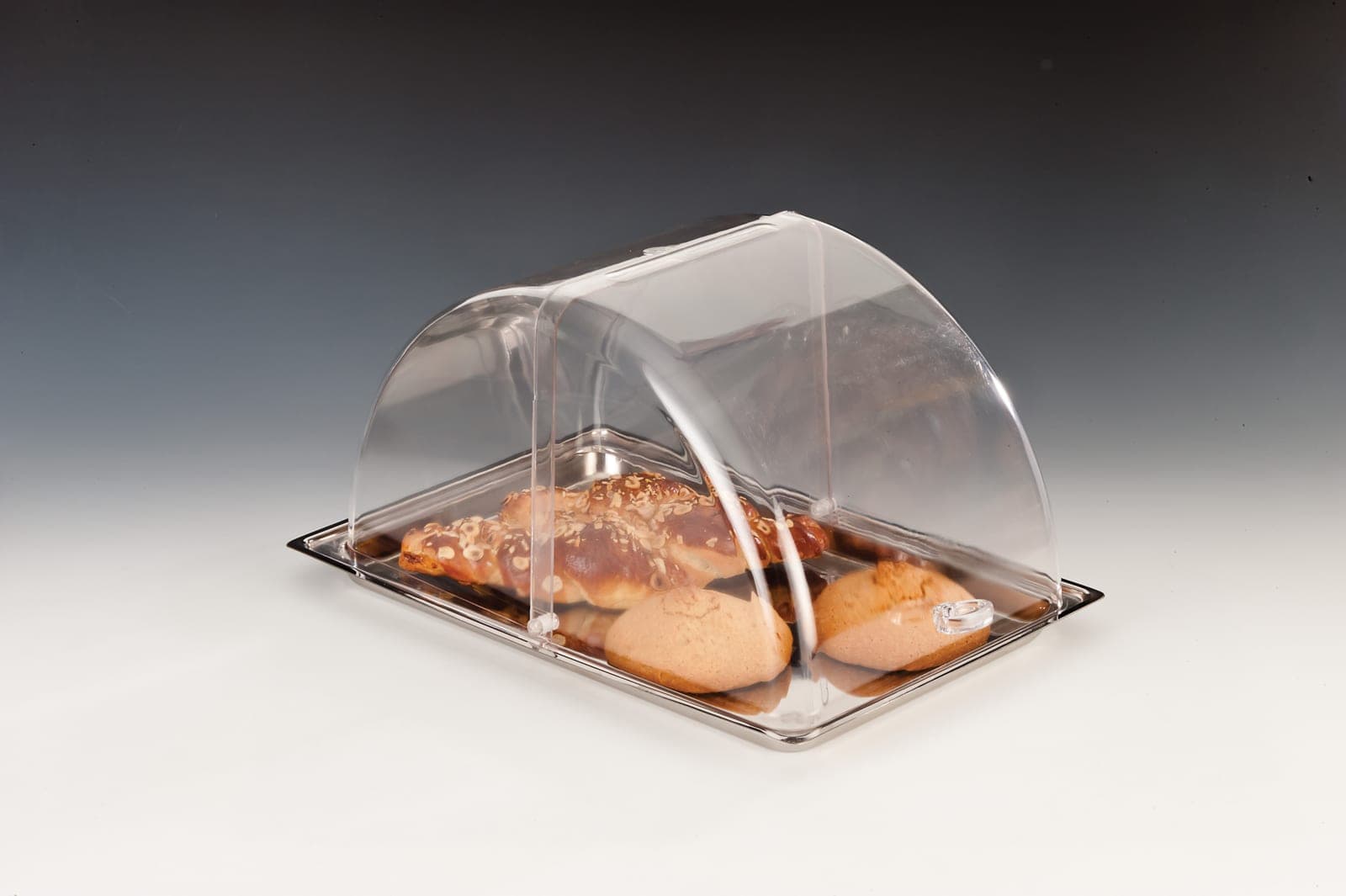 POLYCARBONAT ROLLTOP KAPAKLI MUHAFAZA KABI / KÜÇÜK / 18/10 44 x 29