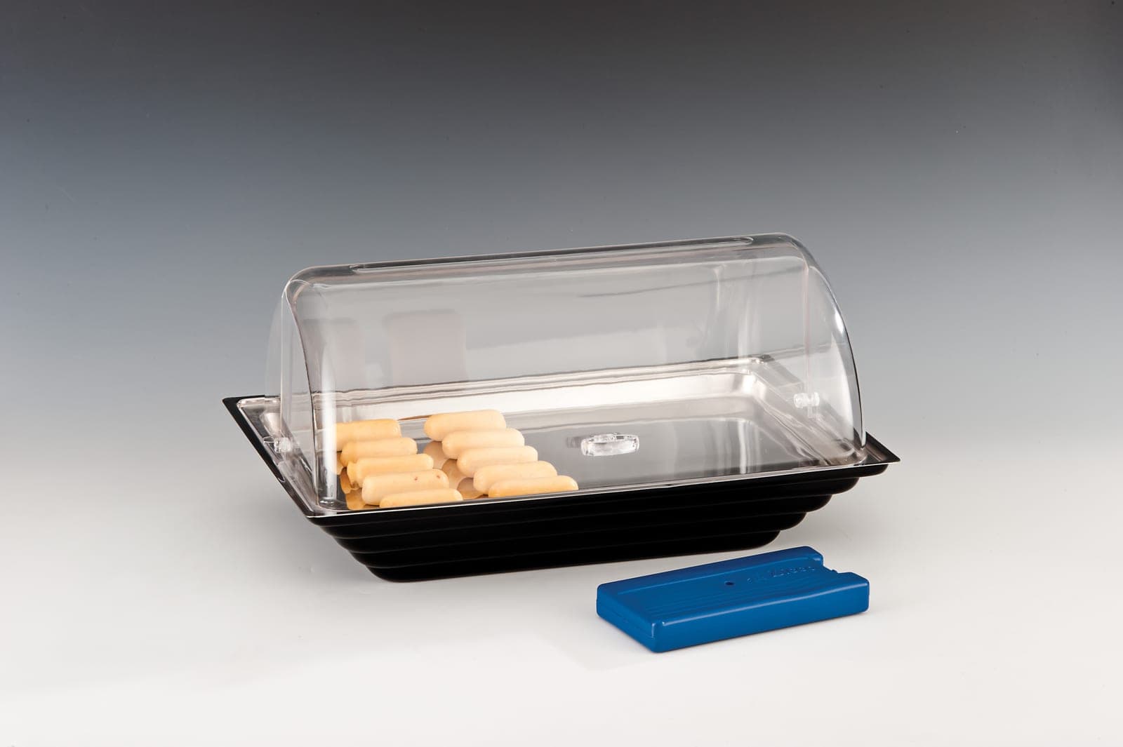 POLYCARBONAT ROLLTOP KAPAKLI SOĞUTUCULU TEŞHİR - 43,5 x 28,5 x H: 23 cm
