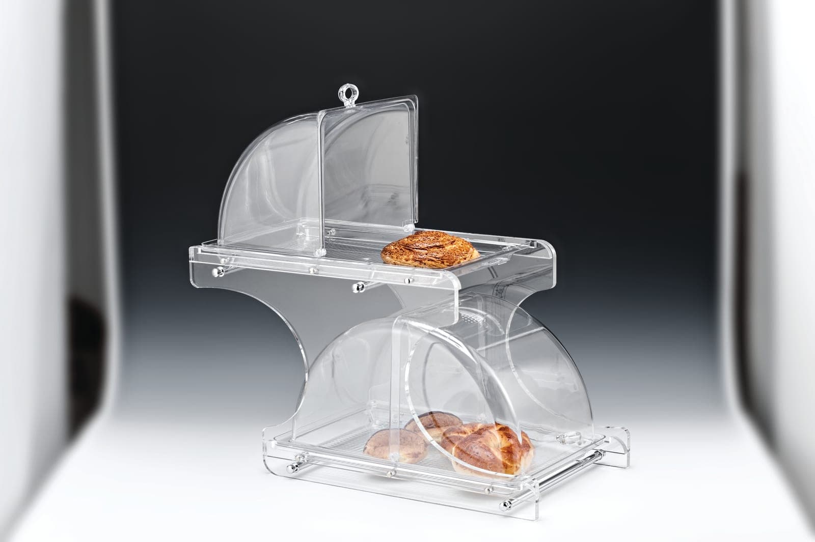 TEŞHİR STANDI ( AKRİLİK STANDLI KOMPLE PC MUHAFAZA KAPLI ) 31 x 66 x H: 59 cm