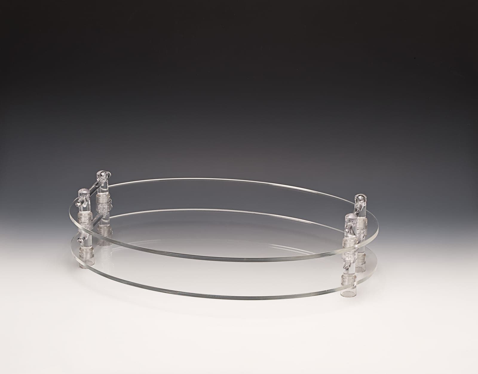 AKRİLİK TEŞHİR STANDI / OVAL 60 x 40 cm