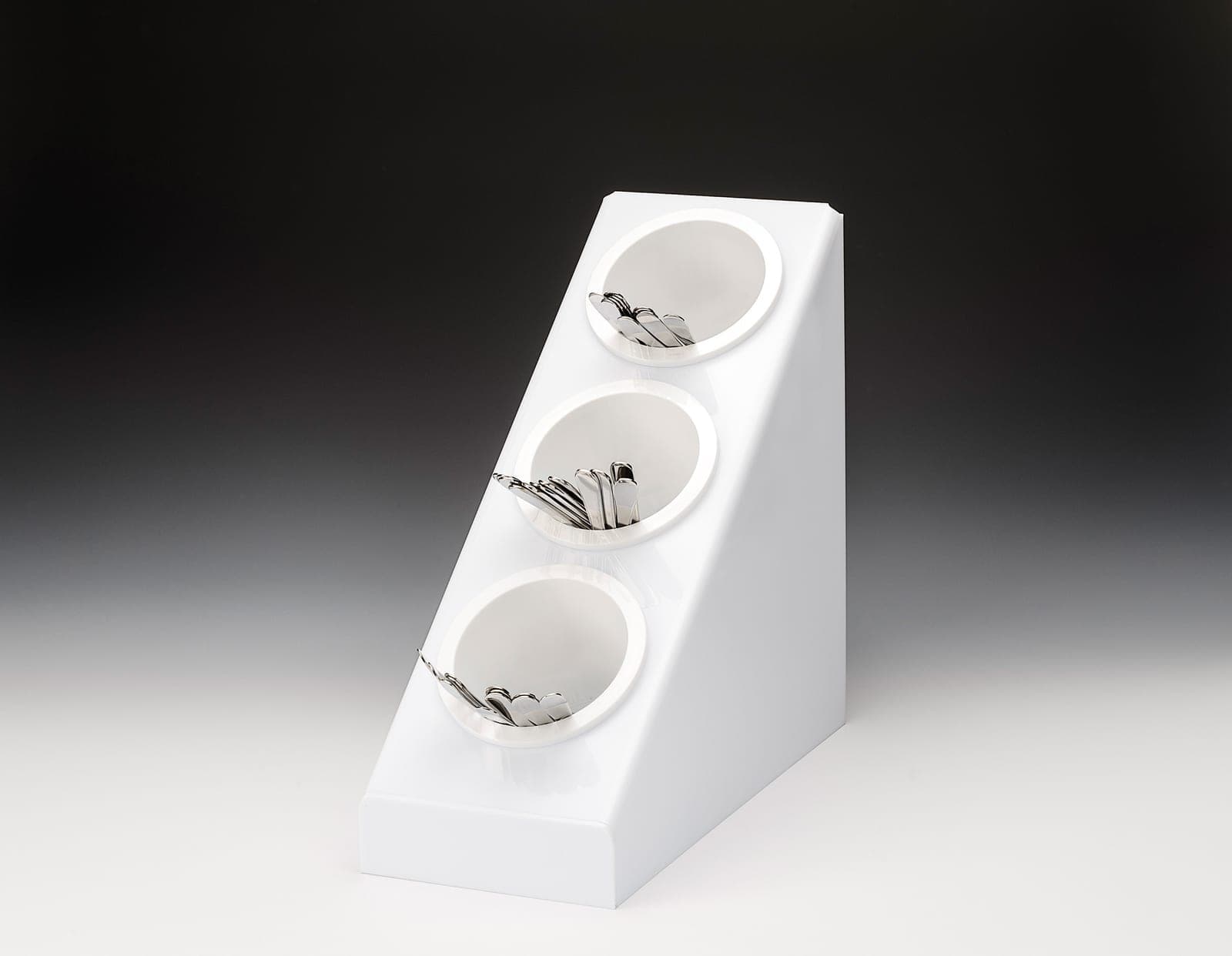 POLYCARBONAT ÇATAL, KAŞIK STANDI 20,8 x 41,5 x H: 41 cm