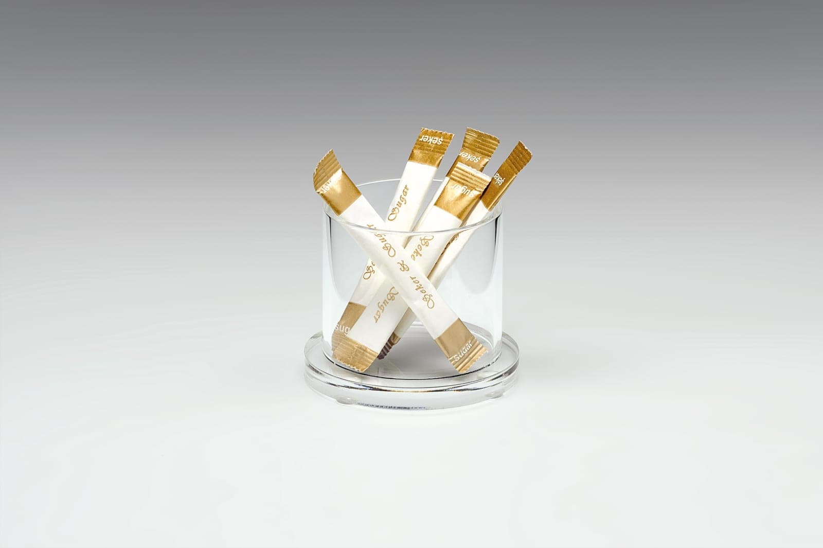 AKRİLİK ÇUBUK POŞET ŞEKERLİK Ø 7-8,5 x H: 7 cm