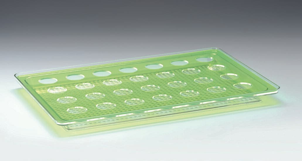 POLYCARBONAT TEPSİLİ SHOT SERVİSİ/28'Lİ -44 x28 cm