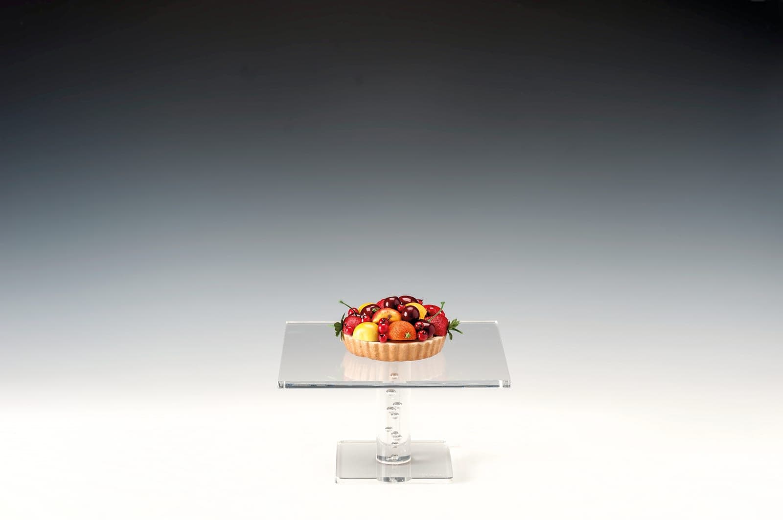 AKRİLİK TEŞHİR STANDI 25 x 25 x H: 13,5 cm