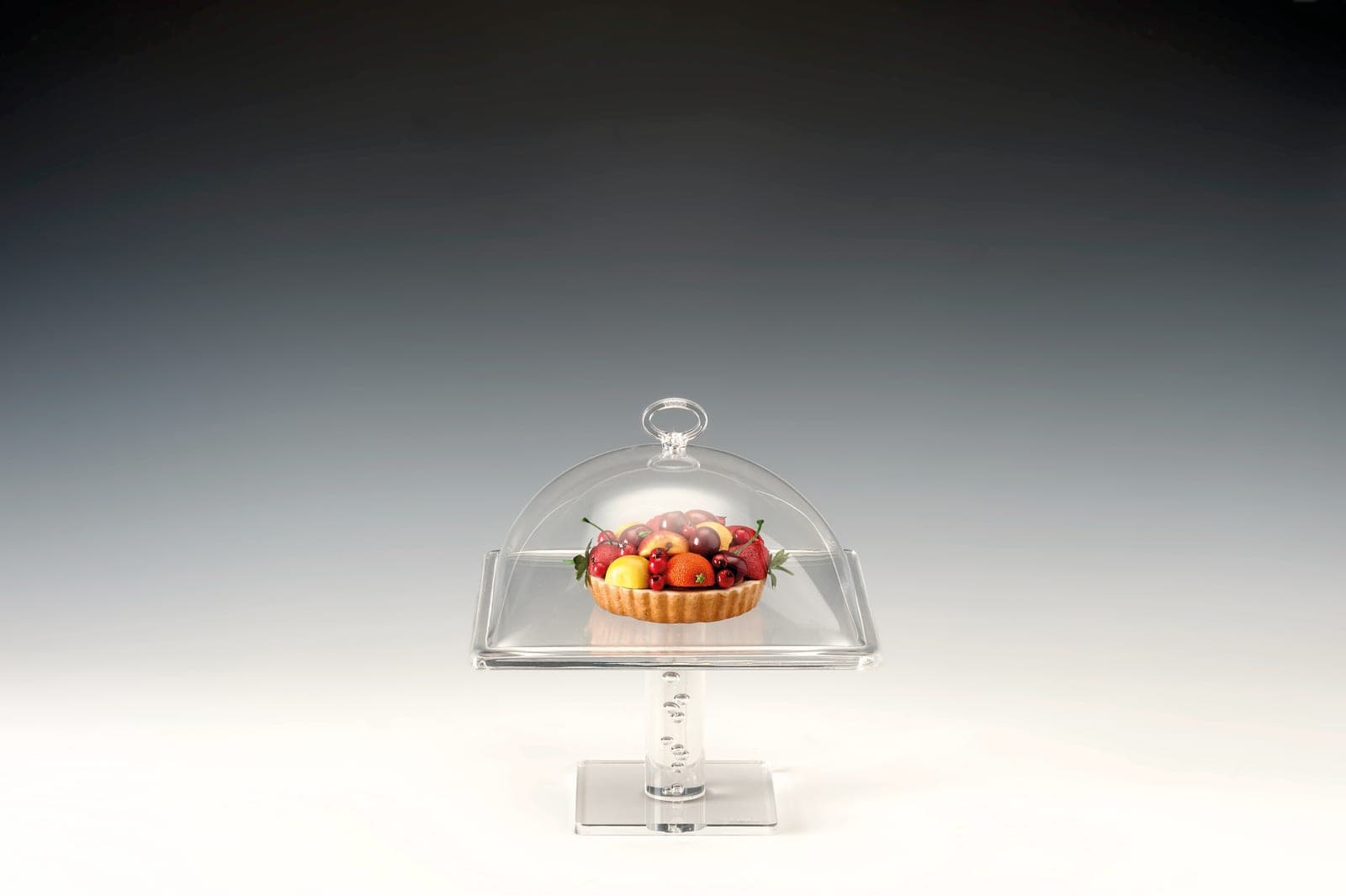 AKRİLİK KAPAKLI FANUS - 25 x 25 x H: 23 cm