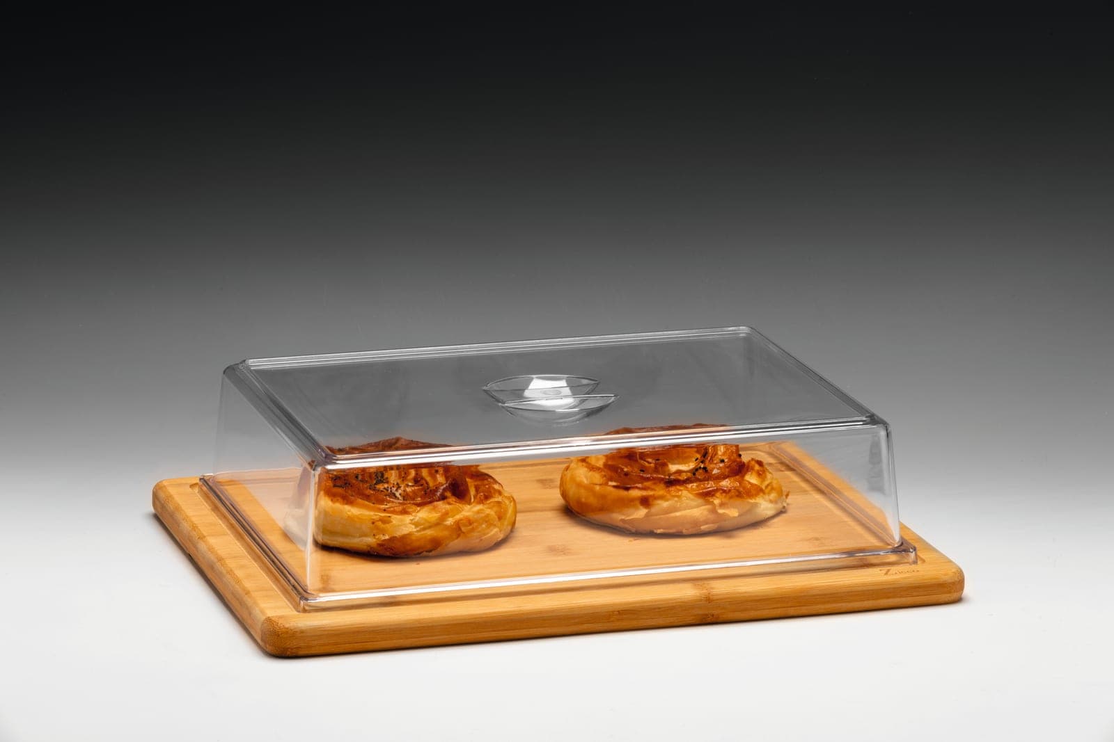 POLYCARBONAT KAPAKLI MUHAFAZA KABI / BAMBU ALTLI 30 x 40 x H: 10 cm