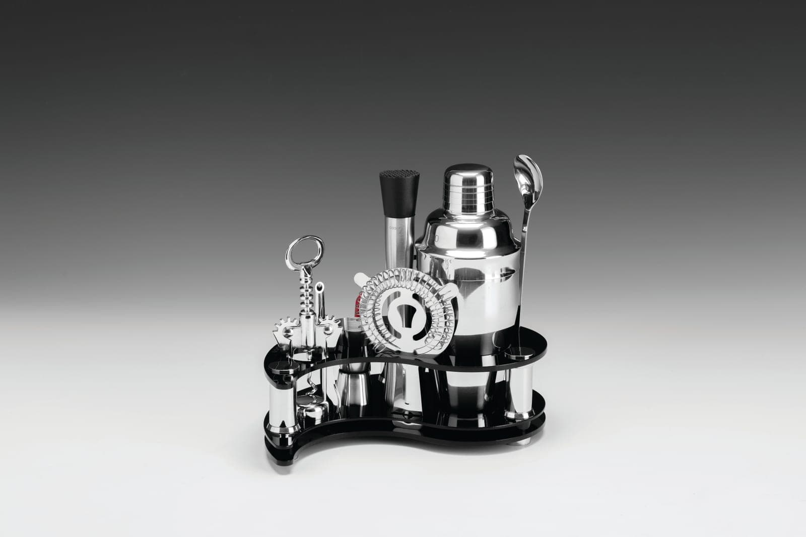 AKRİLİK STANDLI BAR SETİ TAKIMI 14 x 25 x H: 8 cm
