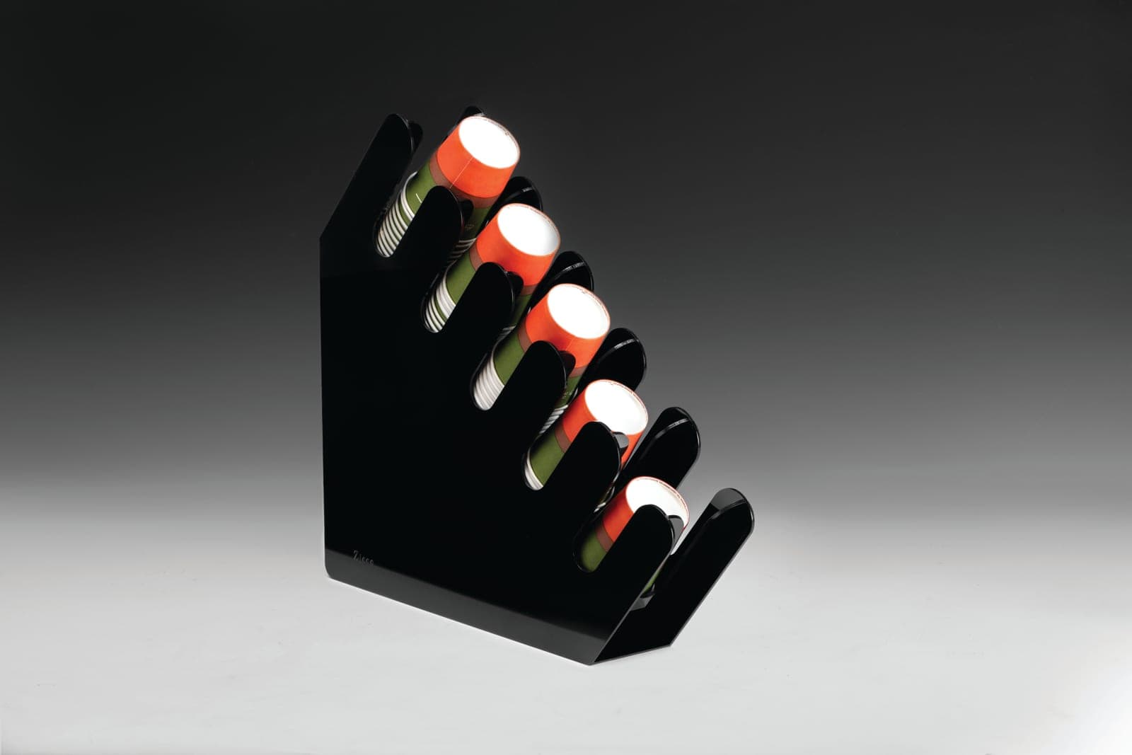 AKRİLİK BARDAK STANDI (KÜÇÜK BARDAK İÇİN) 38,5 x 8 H: 42 cm