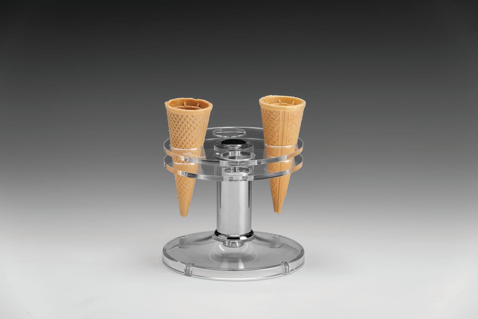 AKRİLİK DONDURMA SERVİS STANDI Ø 14 x H: 12,5 cm