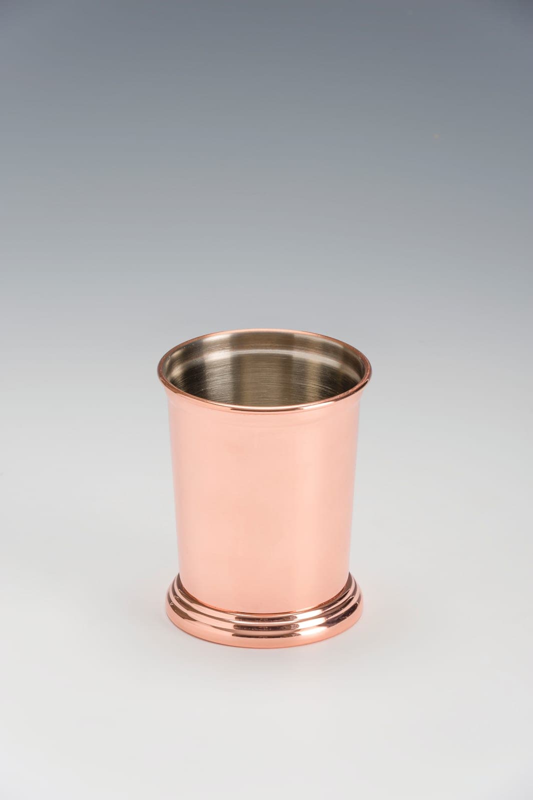 BAKIR KAPLAMA ÇELİK BAR MALZEME KABI Ø 8,5 x H: 10,5 cm