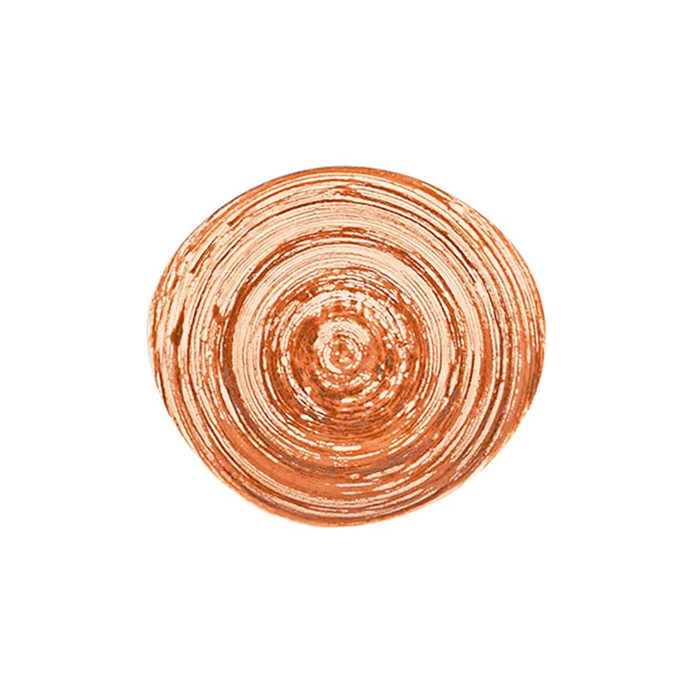 ID Fine Swirl Terracotta Pebble Flat Plate 21 cm