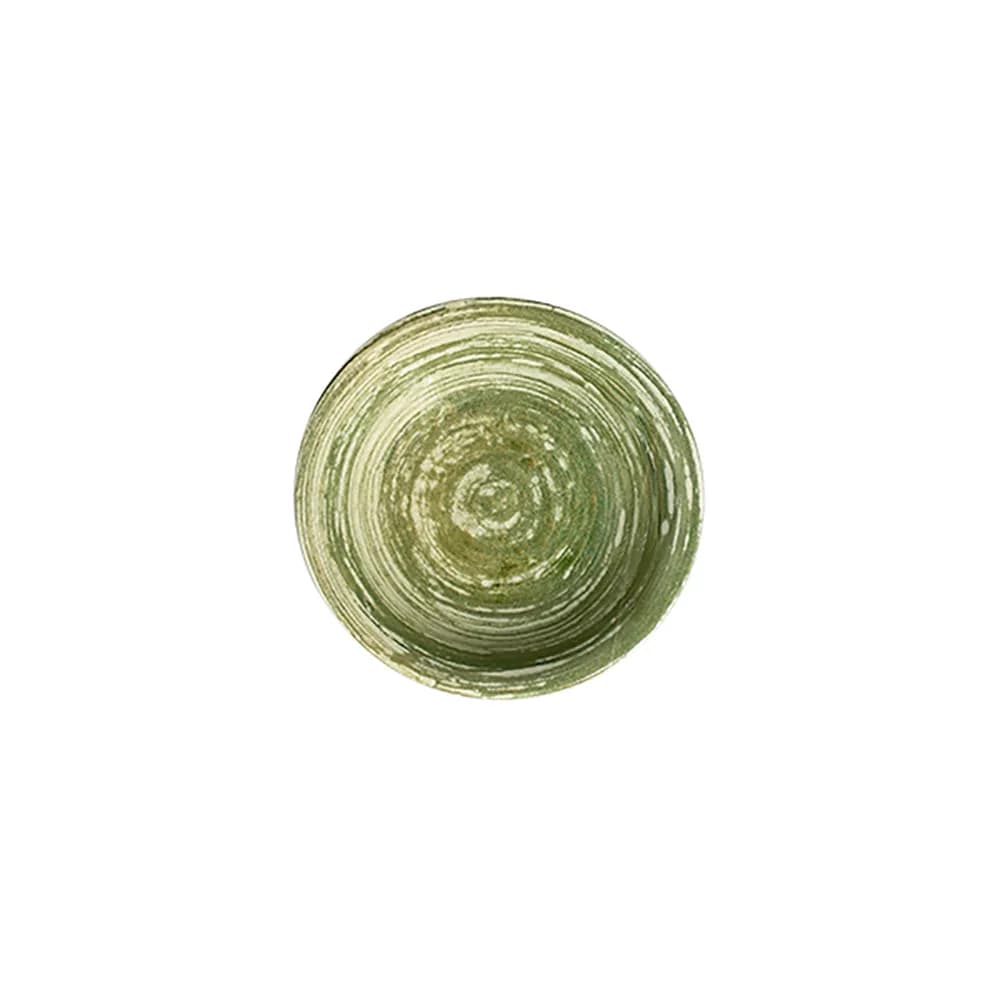 ID Fine Swirl Green Tuval Bowl 15 cm 340 cc