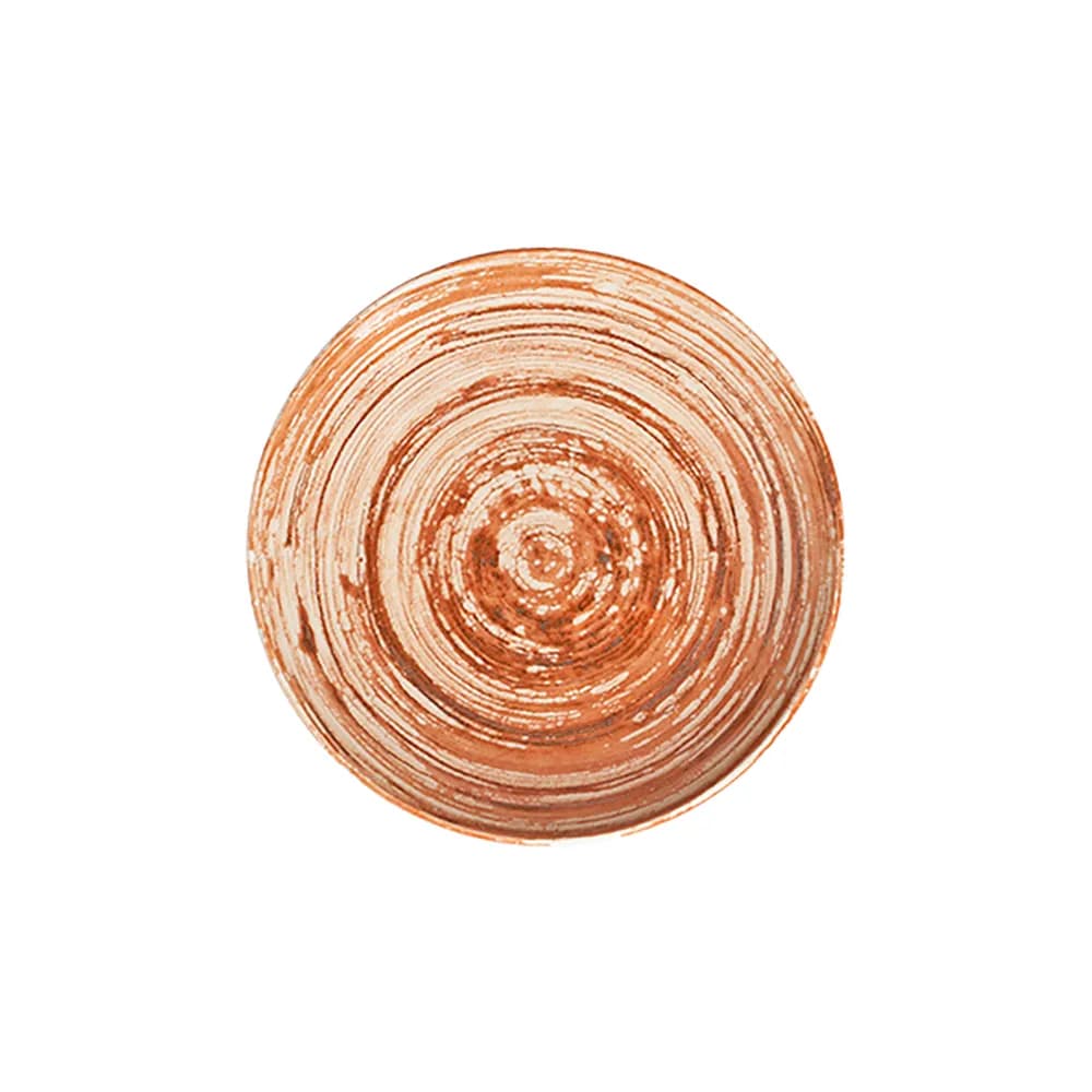 ID Fine Swirl Terracotta Tuval Deep Plate 20 cm 550 cc