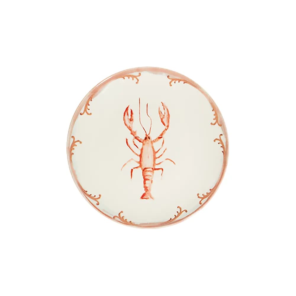 ID Fine Lobster Coral Tuval Flat Plate 20 cm
