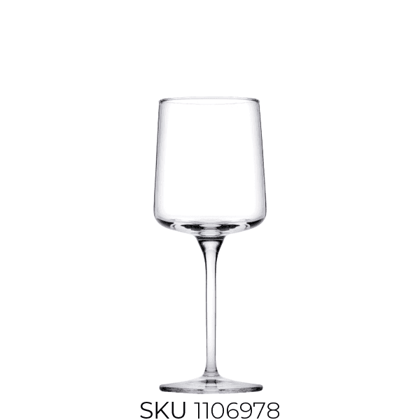 440229 Iconic Red Stemmed Drink Goblet (~340 Cc)