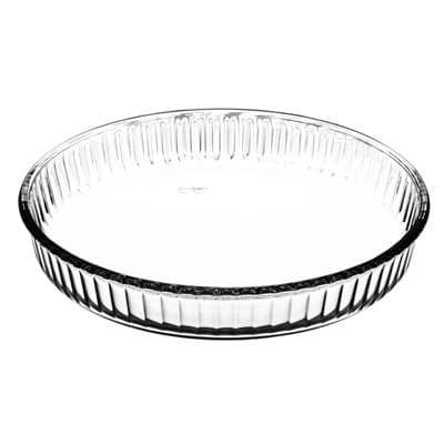 59014 Borcam Heat-resistant Ovenware Round Baking Tray 2950 Cc