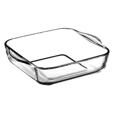 59034 Borcam Heat-resistant Ovenware Square Baking Tray 2000 Cc