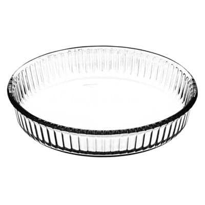 59044 Borcam Heat-resistant Ovenware Round Baking Tray 1720 Cc