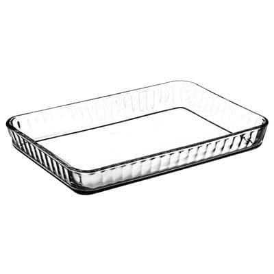 59204 Borcam Heat-resistant Ovenware Rectangular Baking Tray 3800 Cc