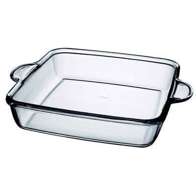 59224 Borcam Heat-resistant Ovenware Square Baking Tray 1950 Cc