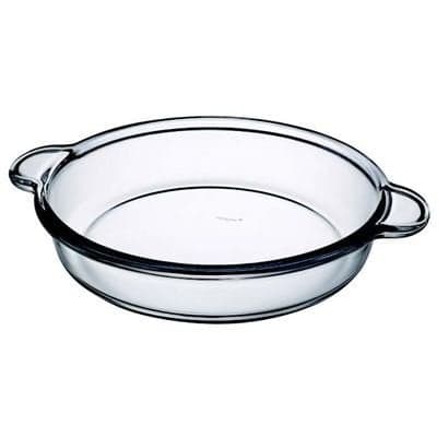 59234 Borcam Heat-resistant Ovenware Round Baking Tray 1850 Cc