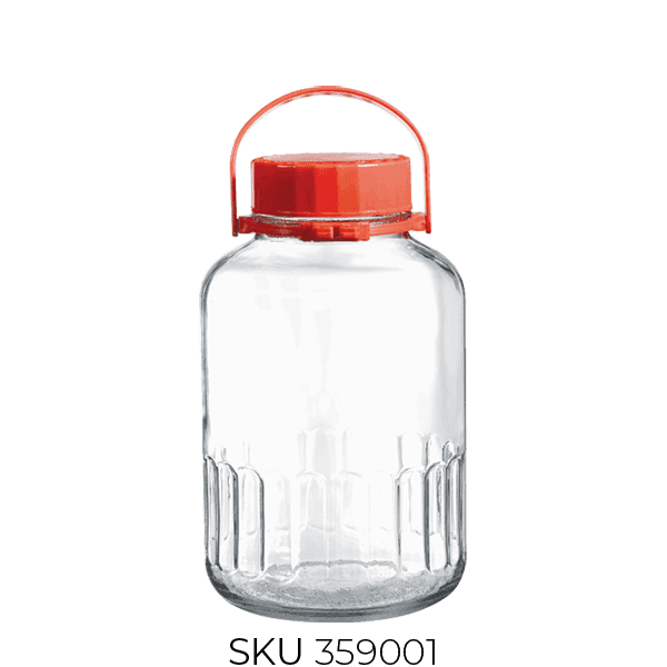 80006 Harvest Glass Jar with Lid (~4000 Cc)