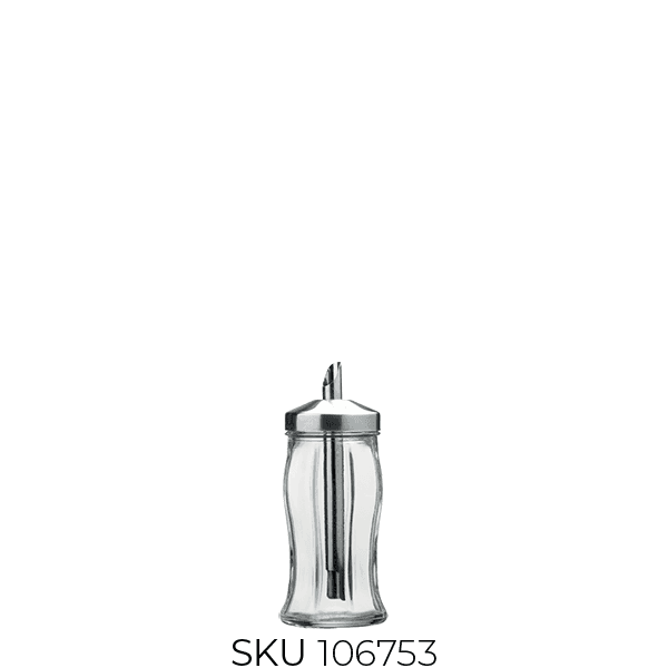 80078 Black & White Toz Sugar Bowl (~240 Cc)